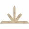 Ekena Millwork Saratoga Rough Sawn Timber Gable Bracket, Douglas Fir, 72"W x 45"H x 6"D x 6"F, 15/12 Pitch GBW072X45X0606SAR00RDF - alternate 1